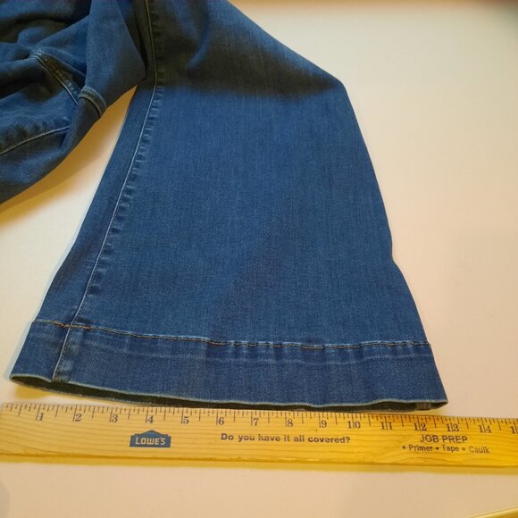 Lane Bryant Jeans Womens 28‎ Flare Mid Rise Bell Bottom Trouser Magic Waistband - Picture 10 of 11